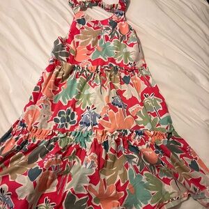 Zara Multicolor Floral  Dress